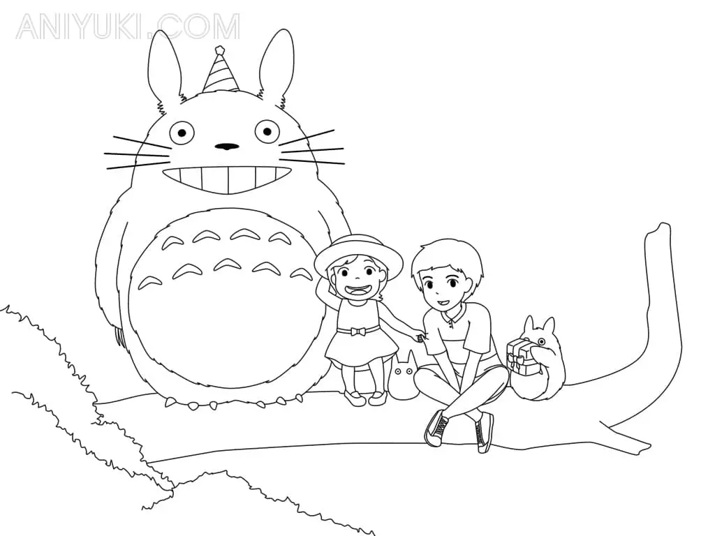 Desenhos de Totoro Para Colorir 33