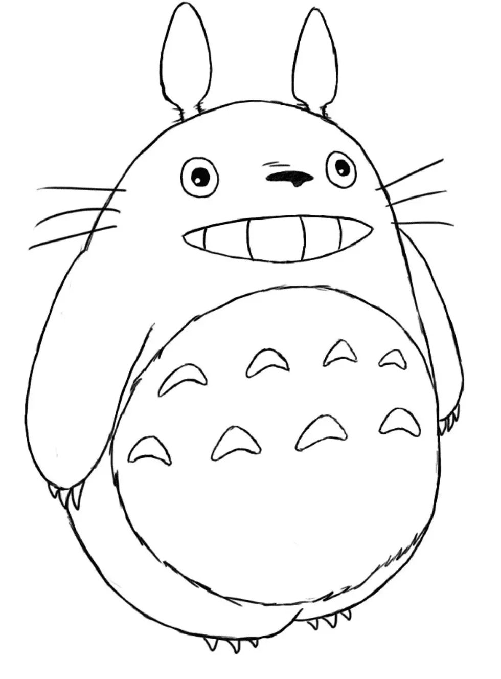 Desenhos de Totoro Para Colorir 34