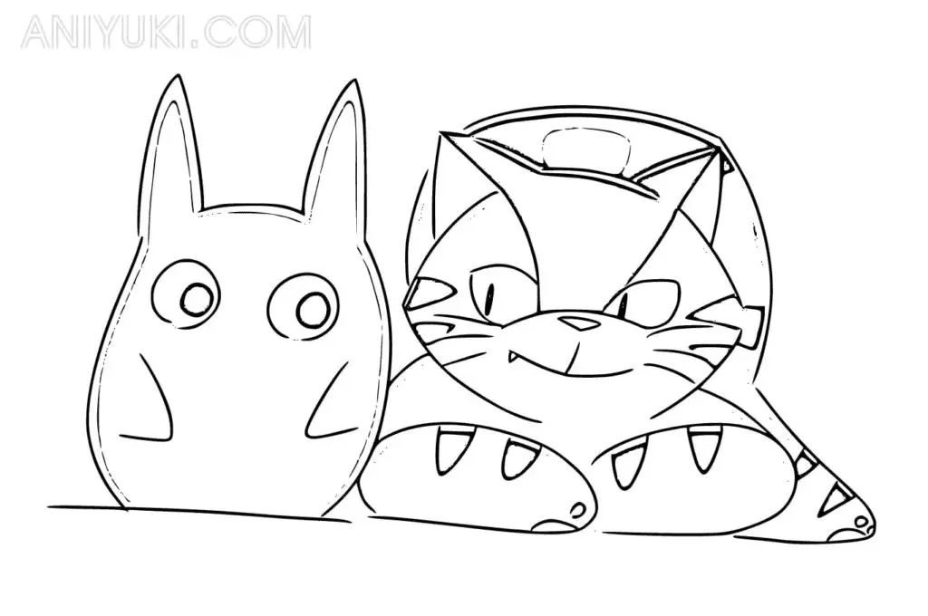 Desenhos de Totoro Para Colorir 35