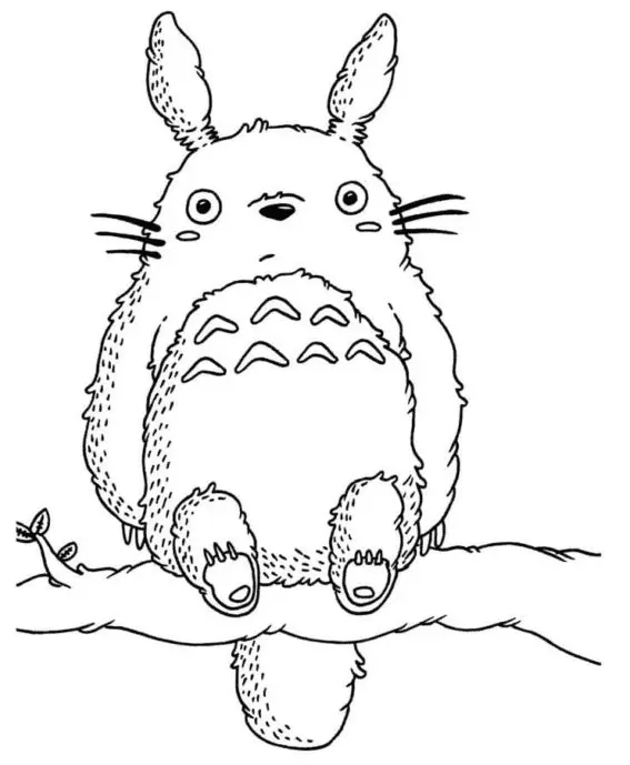 Desenhos de Totoro Para Colorir 37