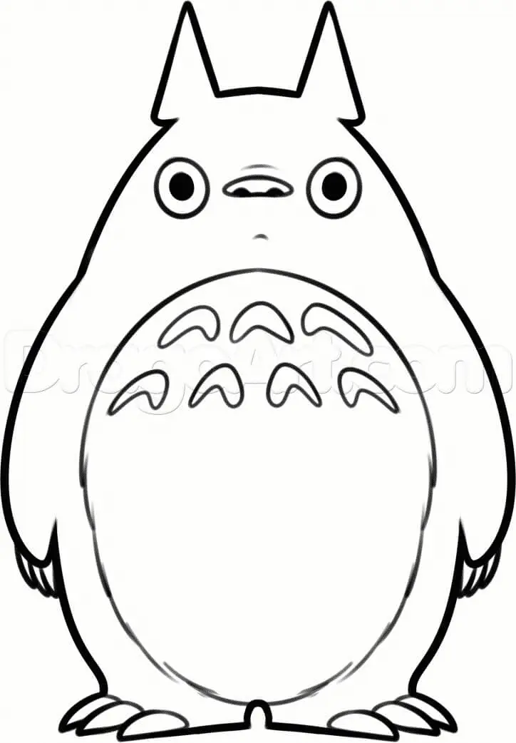 Desenhos de Totoro Para Colorir 38