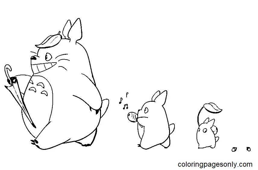 Desenhos de Totoro Para Colorir 4