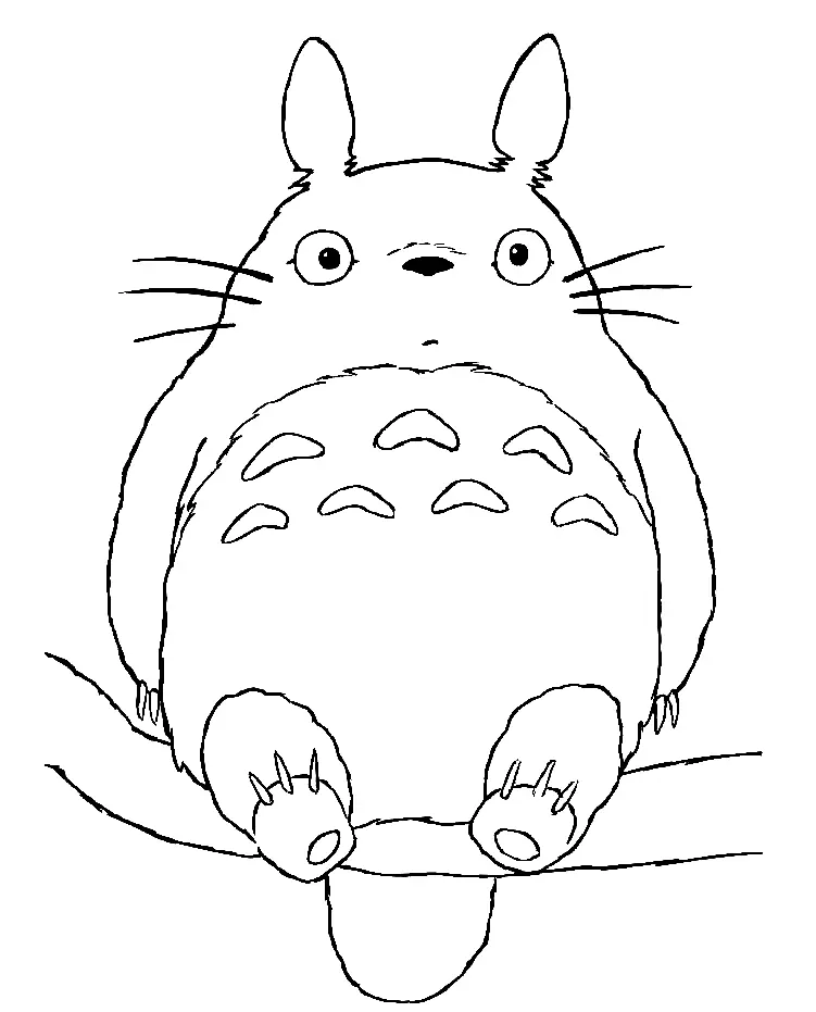 Desenhos de Totoro Para Colorir 42