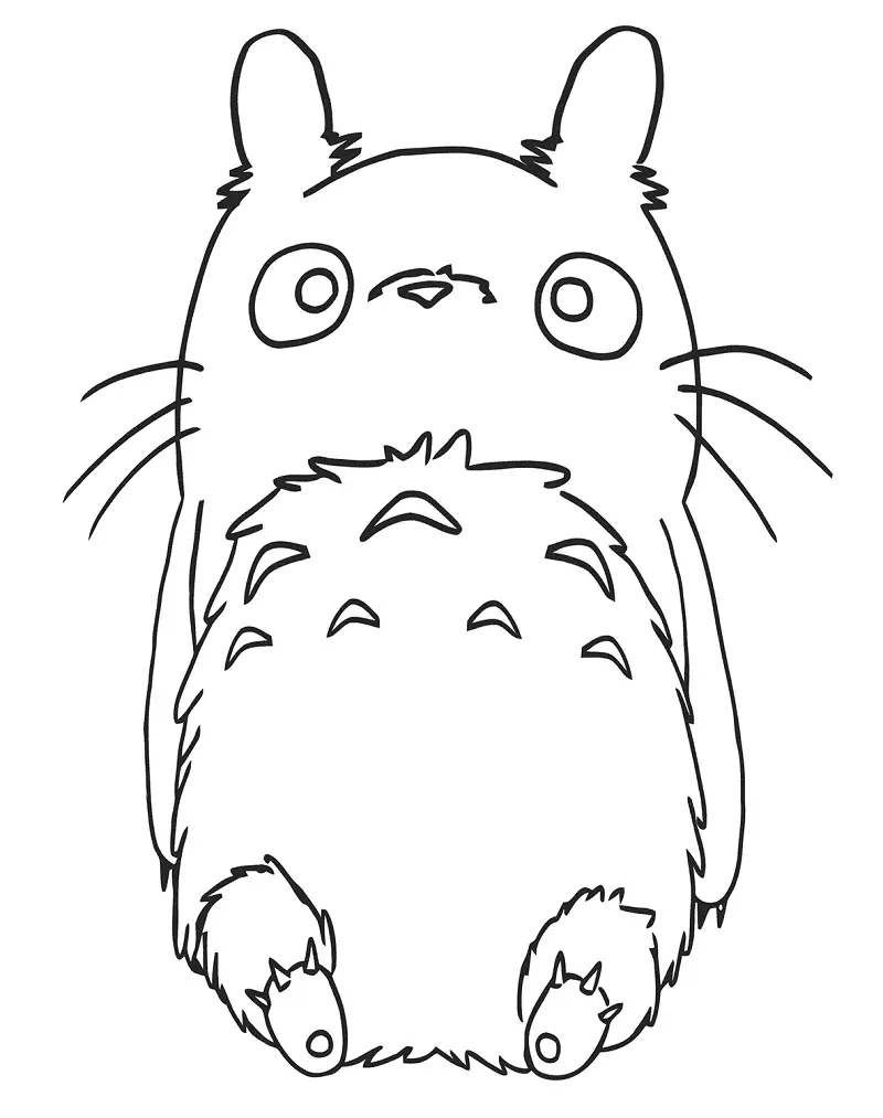 Desenhos de Totoro Para Colorir