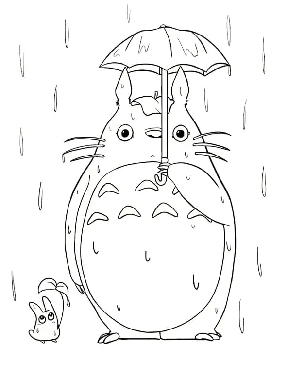 Desenhos de Totoro Para Colorir 7