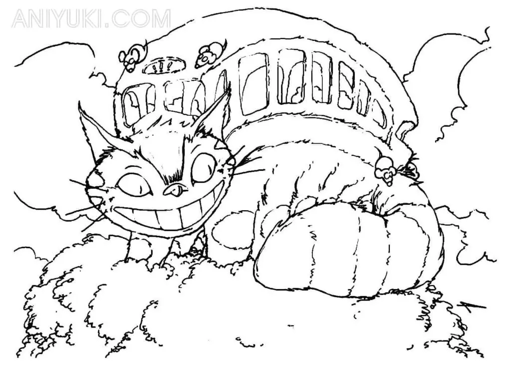 Desenhos de Totoro Para Colorir 9