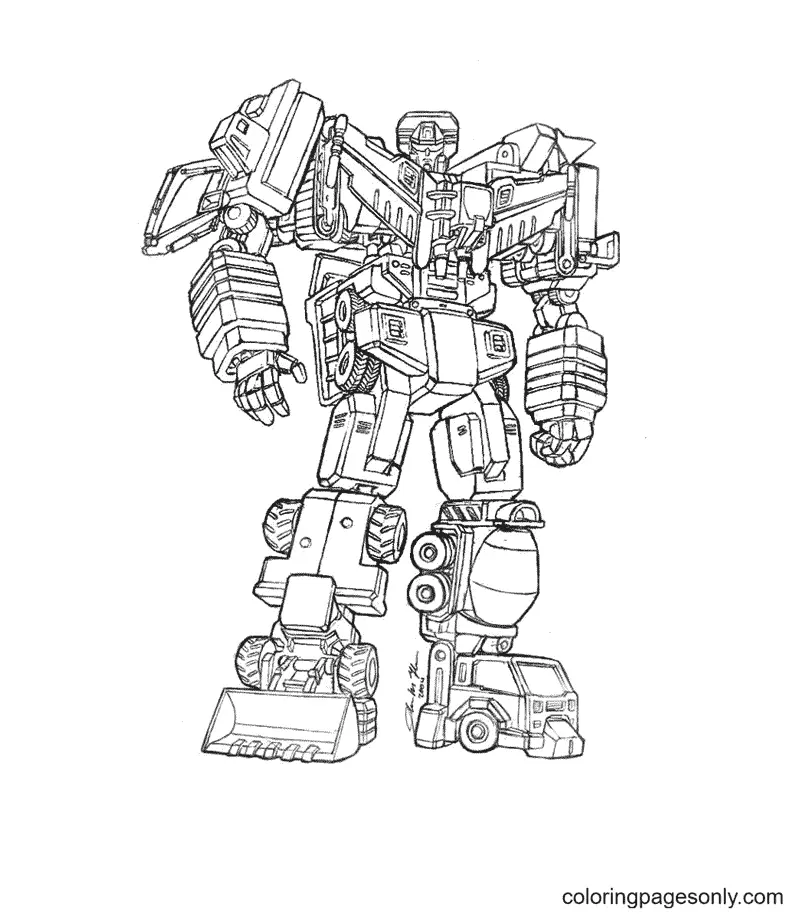 Desenhos de Transformers Para Colorir 14