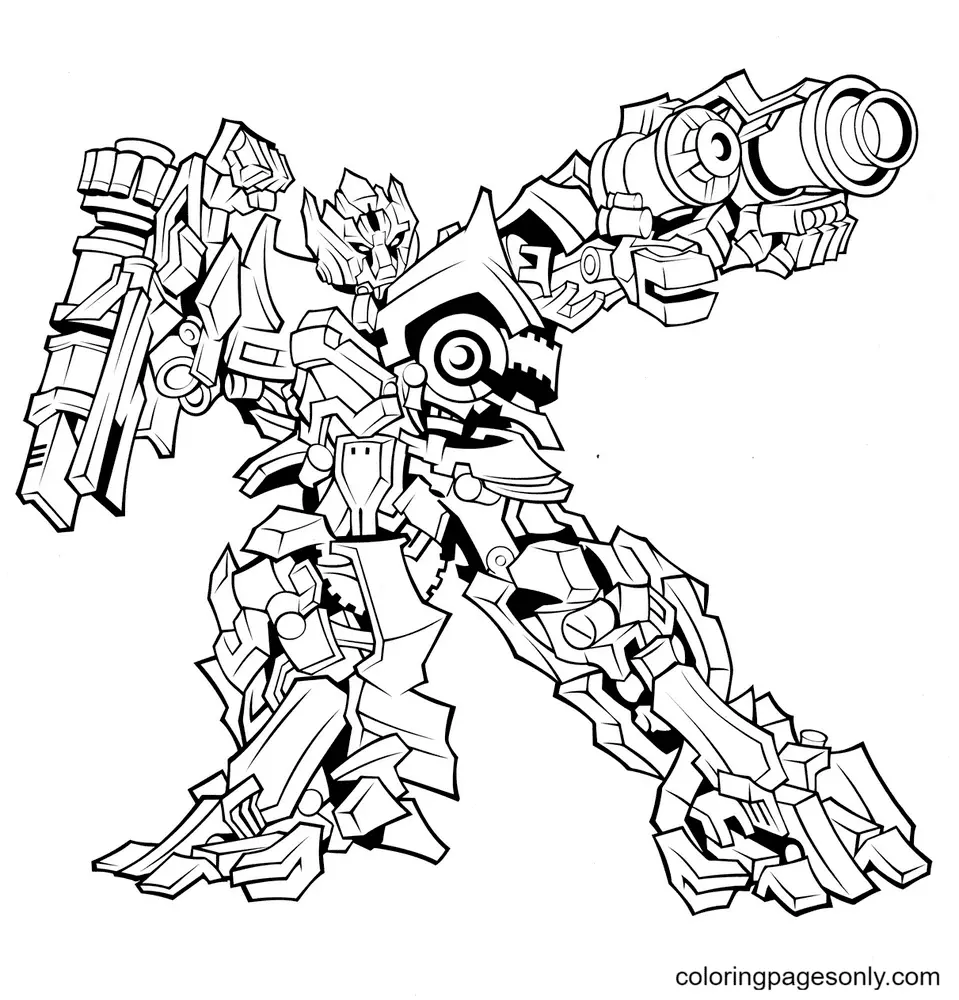 Desenhos de Transformers Para Colorir 16