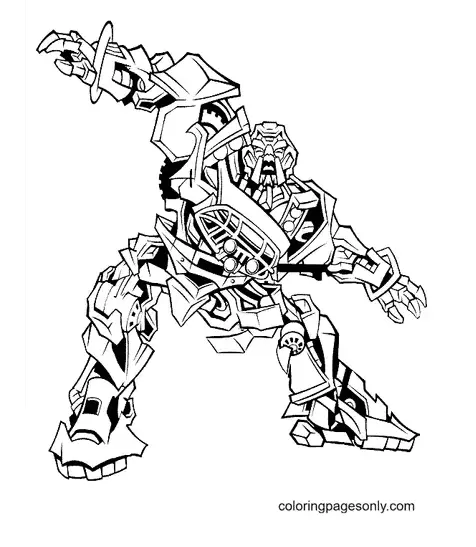 Desenhos de Transformers Para Colorir 19