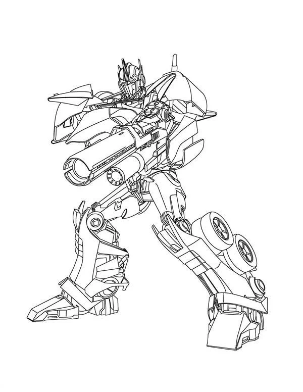 Desenhos de Transformers Para Colorir 23