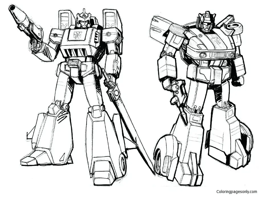 Desenhos de Transformers Para Colorir 27