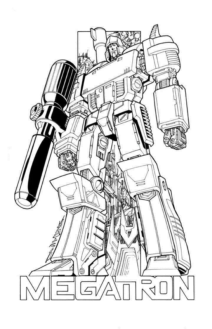 Desenhos de Transformers Para Colorir 29