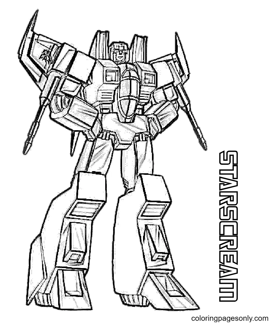 Desenhos de Transformers Para Colorir 34