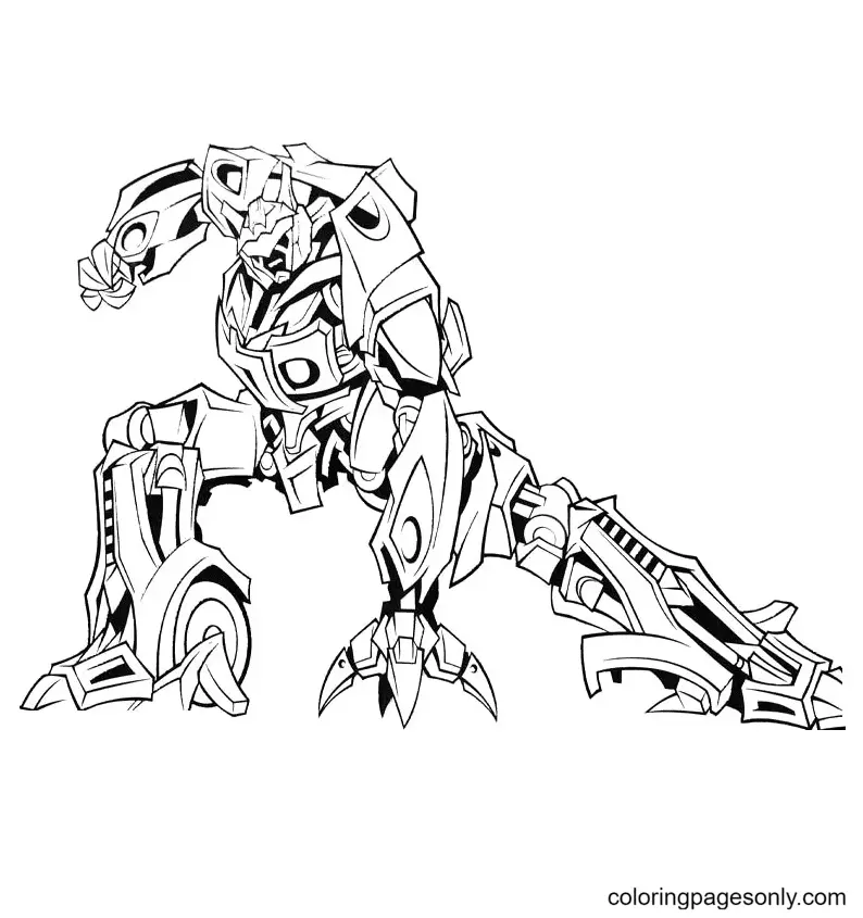 Desenhos de Transformers Para Colorir 43