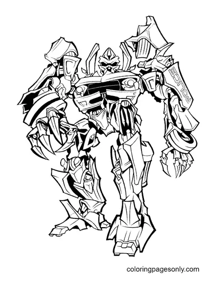 Desenhos de Transformers Para Colorir 44