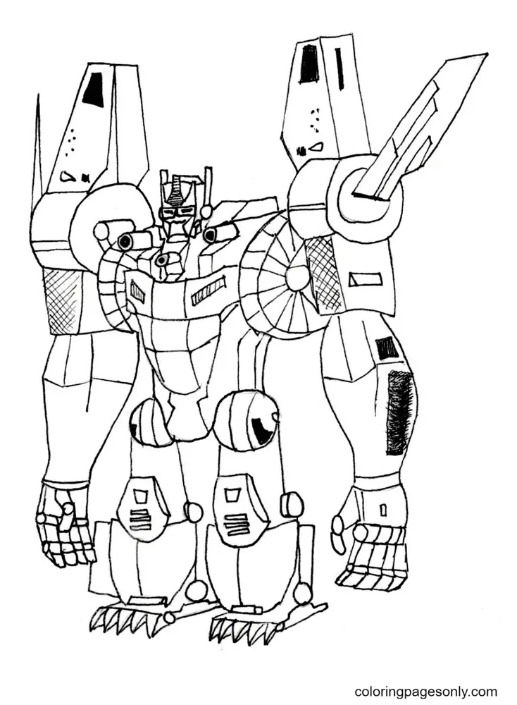 Desenhos de Transformers Para Colorir 45