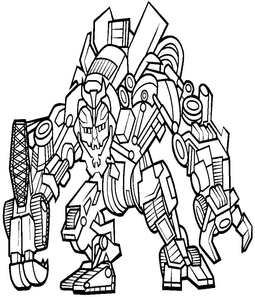 Desenhos de Transformers Para Colorir 46