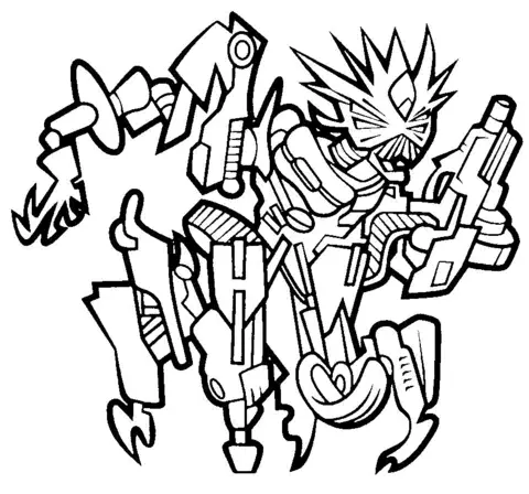 Desenhos de Transformers Para Colorir 47