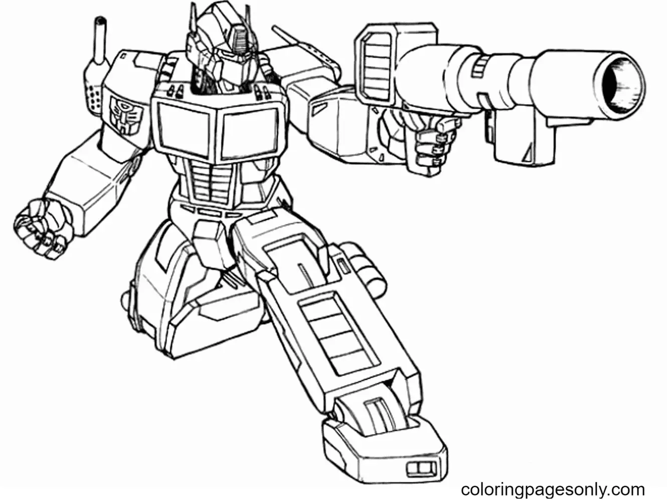 Desenhos de Transformers Para Colorir 6