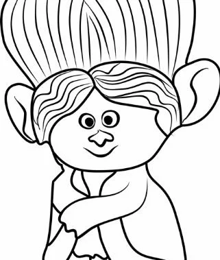 Desenhos de Trolls World Tour Para Colorir 19