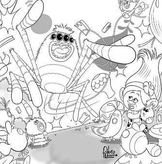 Desenhos de Trolls World Tour Para Colorir 41