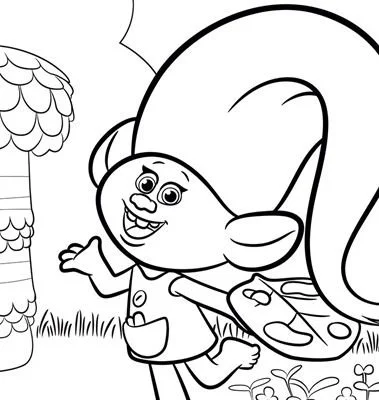 Desenhos de Trolls World Tour Para Colorir 42