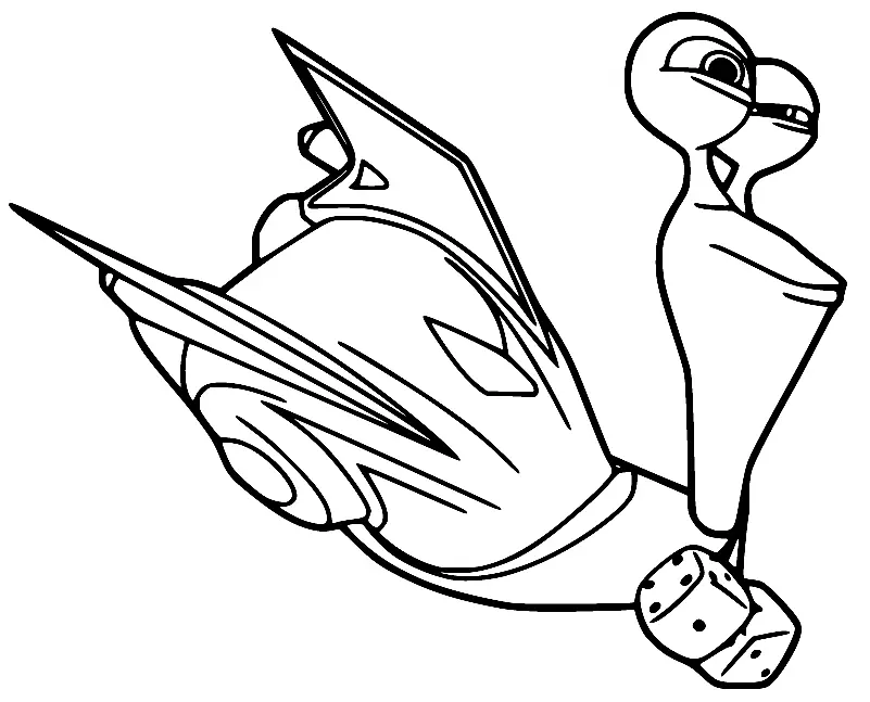 Desenhos de Turbo Para Colorir 29