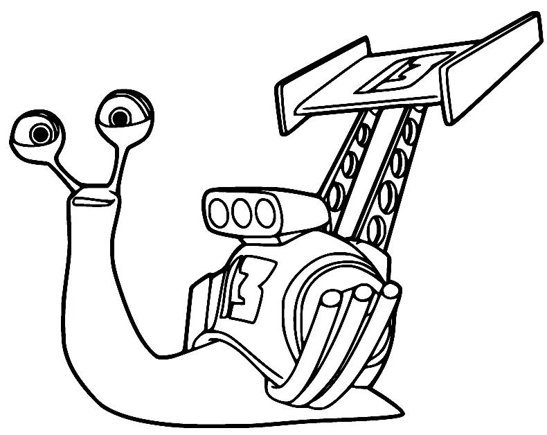 Desenhos de Turbo Para Colorir 30