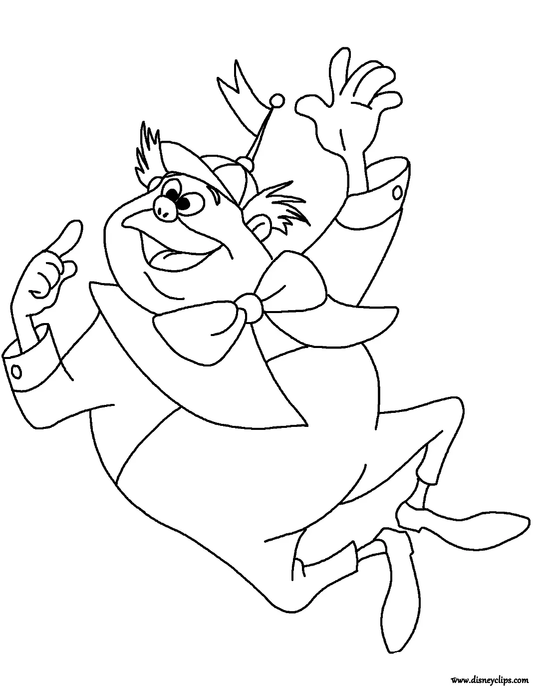 Desenhos de Tweedledum e Tweedledee Para Colorir 2