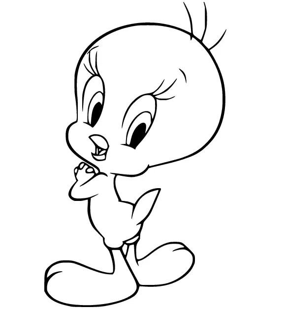 Desenhos de Tweety Para Colorir 11