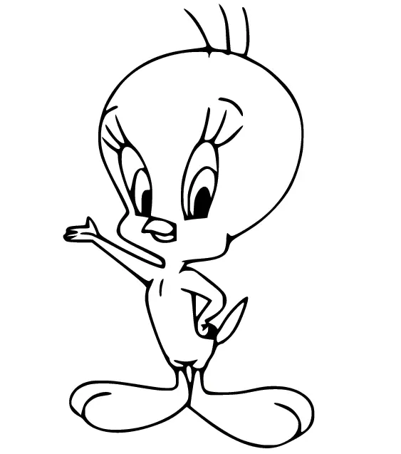 Desenhos de Tweety Para Colorir 14