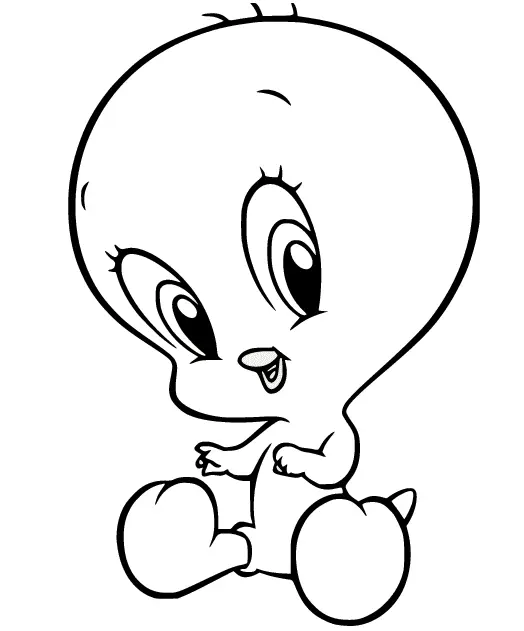 Desenhos de Tweety Para Colorir 17