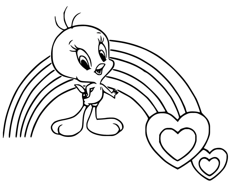 Desenhos de Tweety Para Colorir 18