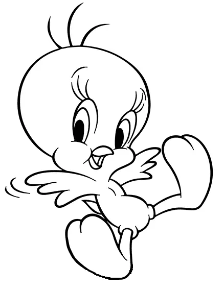 Desenhos de Tweety Para Colorir 21