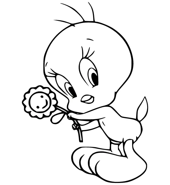 Desenhos de Tweety Para Colorir 27