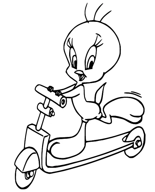 Desenhos de Tweety Para Colorir 29