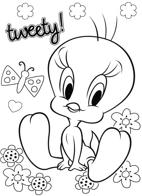 Desenhos de Tweety Para Colorir 30