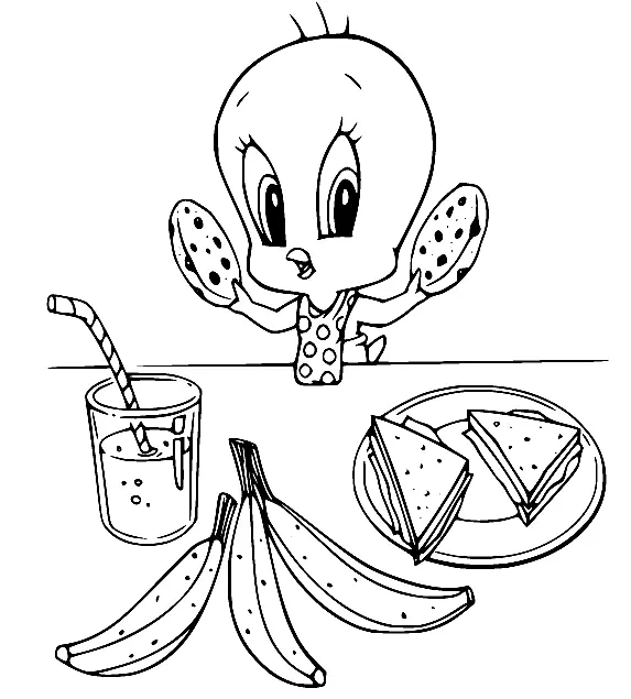 Desenhos de Tweety Para Colorir 32