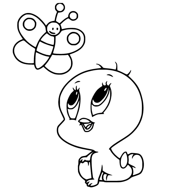 Desenhos de Tweety Para Colorir 33