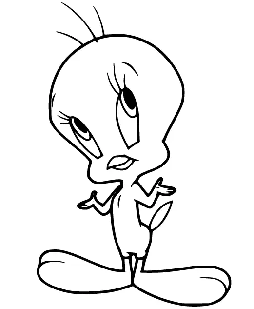 Desenhos de Tweety Para Colorir 35