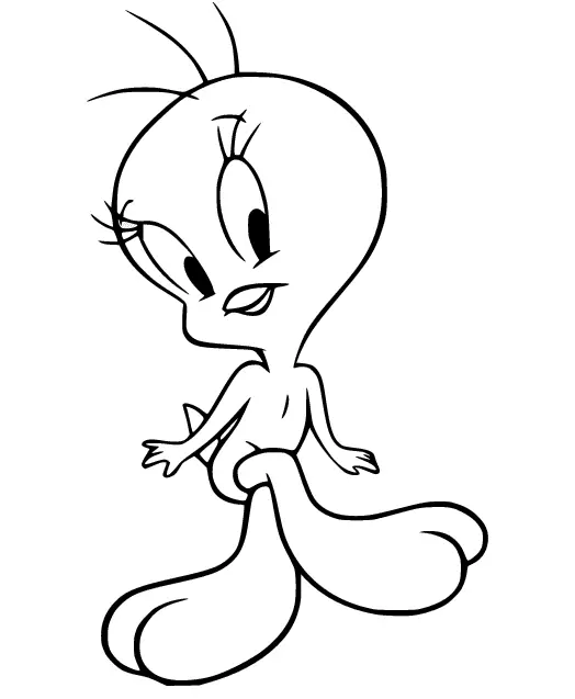 Desenhos de Tweety Para Colorir 48