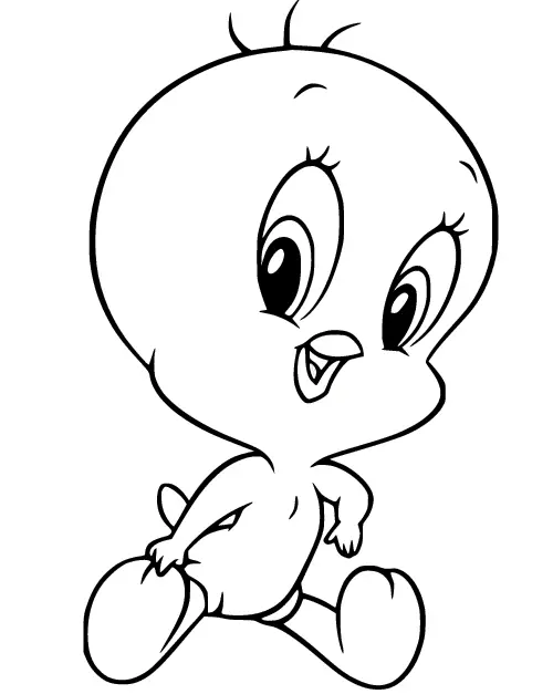 Desenhos de Tweety Para Colorir 7