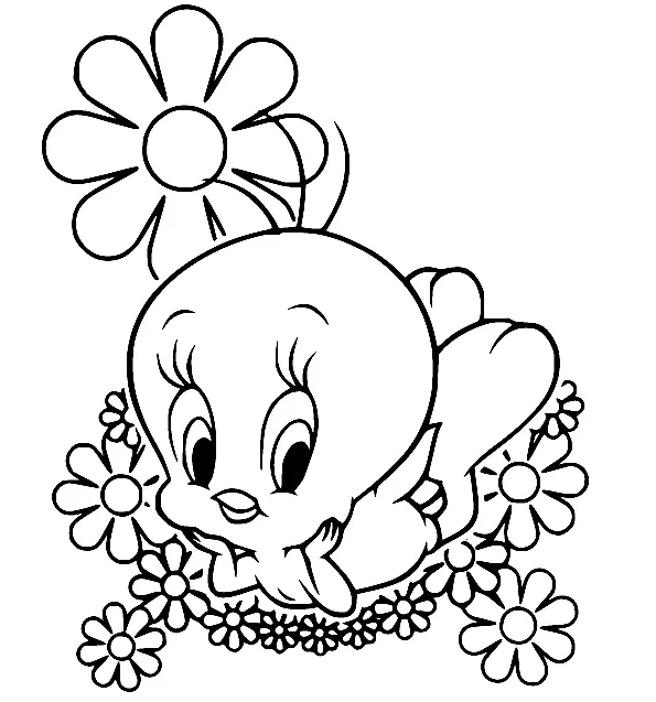 Desenhos de Tweety Para Colorir 9