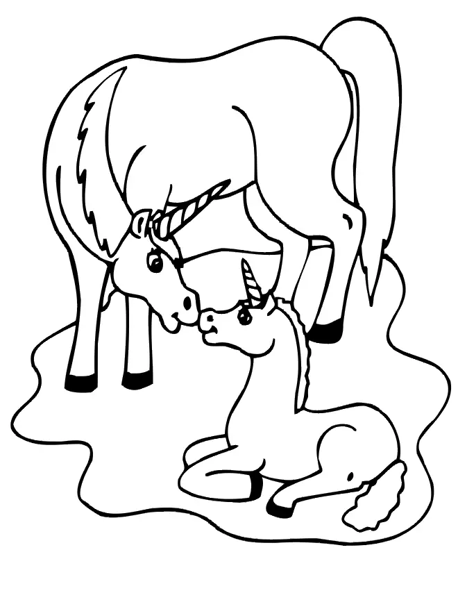 Desenhos de Unicornios Fofos Para Colorir