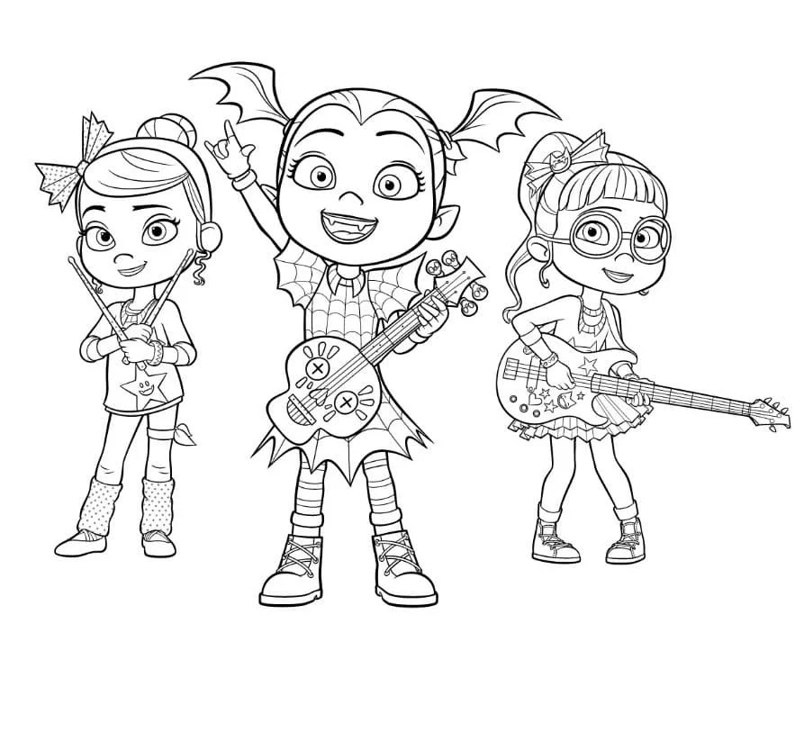 Desenhos de Vampirina Para Colorir 1