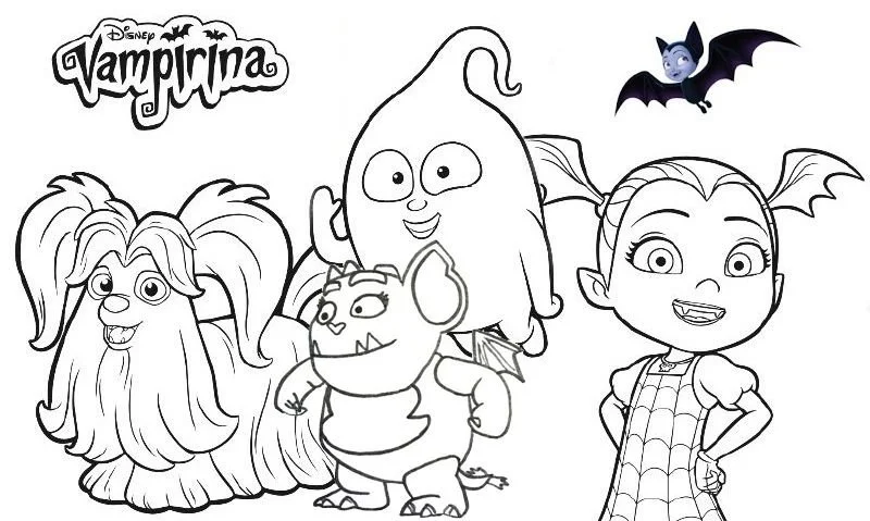 Desenhos de Vampirina Para Colorir 12