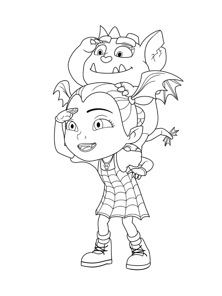 Desenhos de Vampirina Para Colorir 18