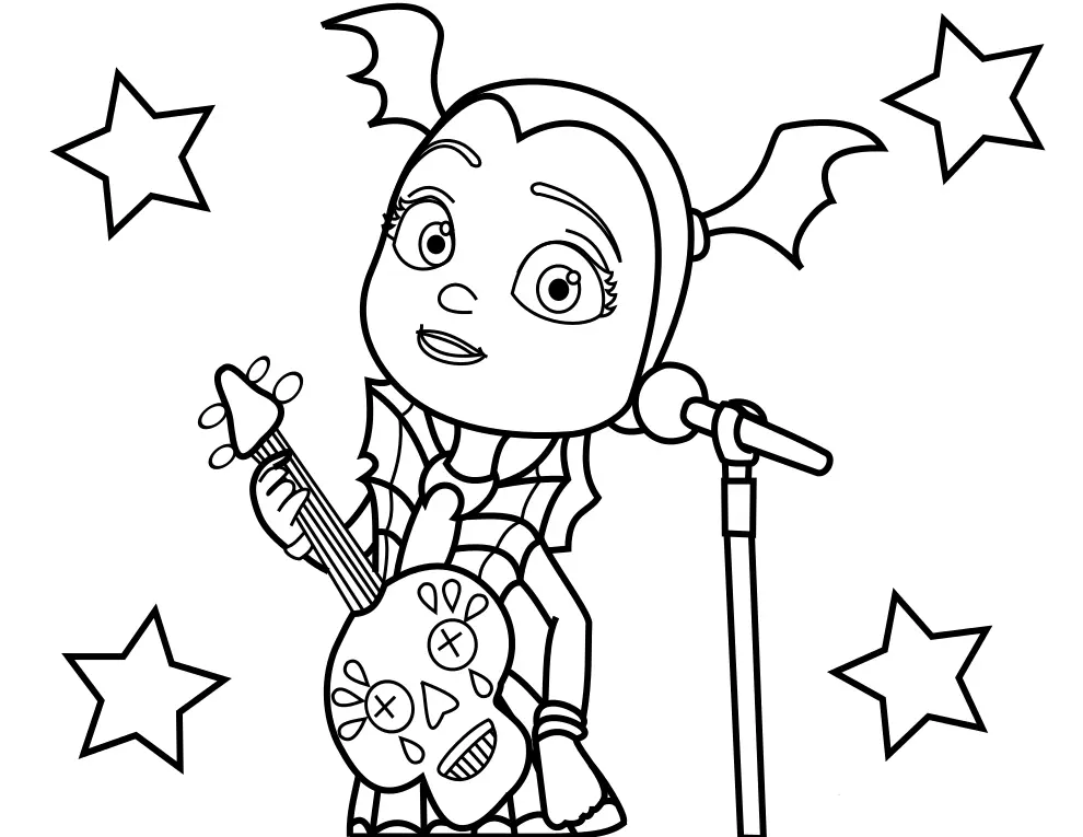 Desenhos de Vampirina Para Colorir 19