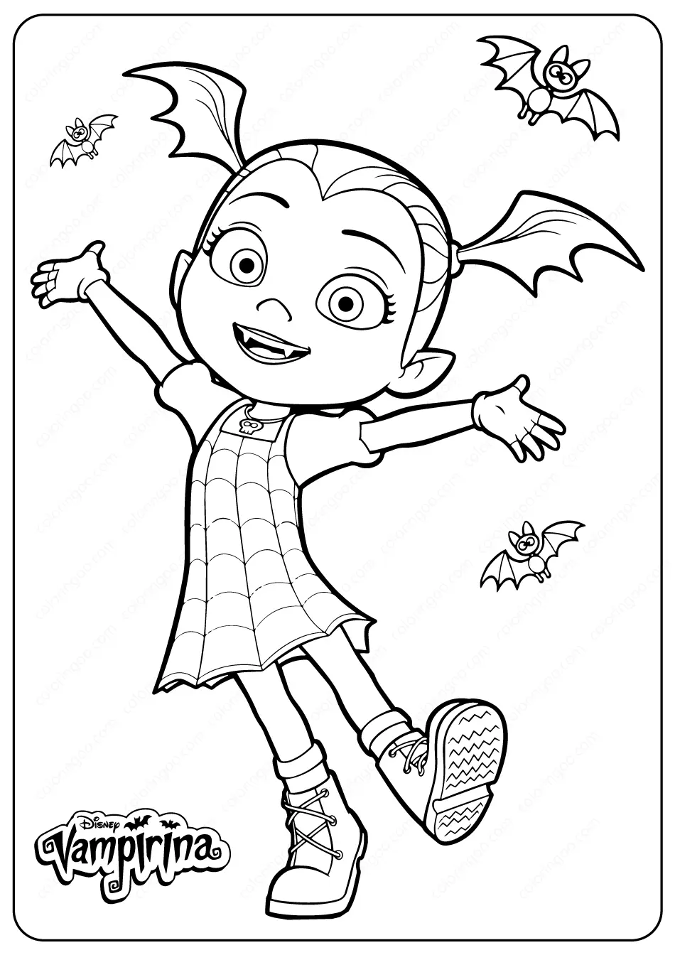 Desenhos de Vampirina Para Colorir 3