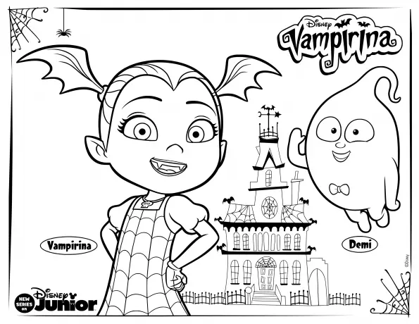 Desenhos de Vampirina Para Colorir 35